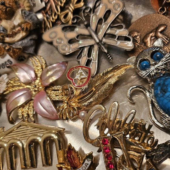 Brooches Lot of 19 - Picture 3 of 7